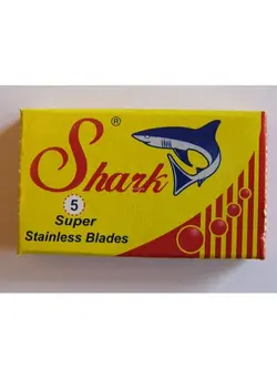 50 Shark Super Stainless Double Edge Safety Razor Blades 