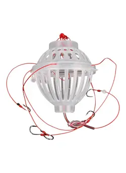 Spherical Box Fish Hooks Carp Fishhook Tackle Tool 20 x 10cm 