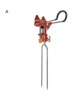 Aluminum Alloy Detachable Fishing Rod Holder Bracket Fish Pole Ground Stand 20 x 10 x 20cm 