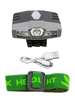 Outdoor Cap Lamp Rechargeable USB COB Sensor Headlamp Fishing Clip-On Hat Light 20 x 10 x 20cm 