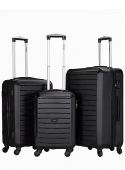 Suitcase Set of 4 PCS ABS Hardside Travel Luggage Bag 