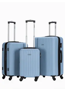 Suitcase Set of 4 PCS ABS Hardside Travel Luggage Bag 