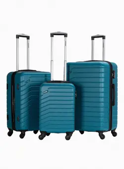 Suitcase Set of 4 PCS ABS Hardside Travel Luggage Bag 