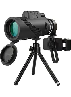 40x60 Monocular Telescope with Tripod and Phone Holder 