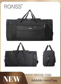 Large-Capacity Shoulder Bag Outdoor Sports Portable Clothing Storage Bag Can Be Folded for Short Trips 