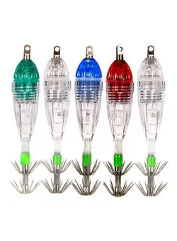 5-Piece Drop-Shaped LED Squid Light Bait Set 
