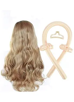 Heatless Hair Curlers Beige 