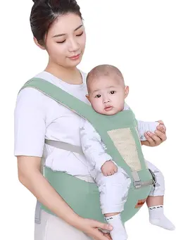 Baybee 6 in 1 Ergo Baby Carrier for Newborn with Hip Seat 6 Carry Positions Baby Kangaroo Carrier Bag Baby Carry Sling Front Back Carrier with Safety Belt  Baby Carry Bags for 3 to 24 months Green 