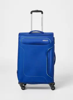 Holiday Spinner Checked Luggage Navy 