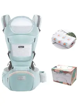 Baby Carrier With 3 Modes Switching,Convenient, Breathable, Easy-to-use Baby Carrier With Storage Function (light green) 