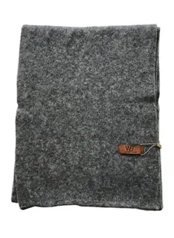 Weiwie Wool Scarf Grey 