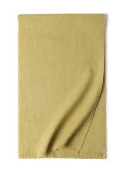 Warm Solid Short Beard Wool Scarf 