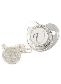 Baby Letter Shiny Diamond Pacifier 