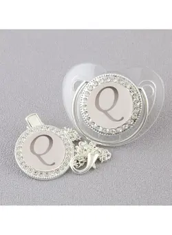 Baby Letter Shiny Diamond Pacifier 