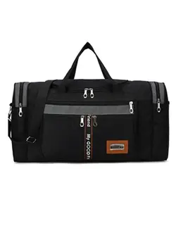 Portable Travel Carry Luggage Bag Black 