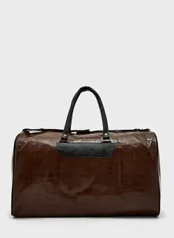 Croc Print Casual Duffle Bag 48 Cm 