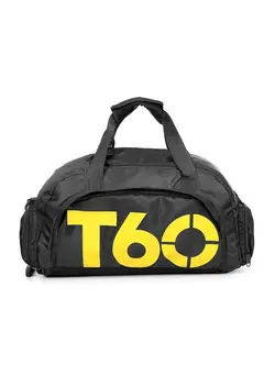 Large Capacity Travel Duffel Bag For Womens Mens, Waterproof Gym Sports Bags With Shoes Compartment and Wet Pocket. 