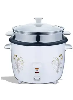 Automatic Rice Cooker 3 in 1 Functions Non-Stick Inner Pot Stainless steel steamer Automatic Shut Off with Overheat Protection 