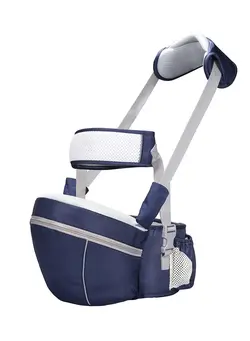 Baby Hip Seat Carrier Ergonomic Waist Stool with Adjustable Strap Pocket Soft Base for Child Infant 