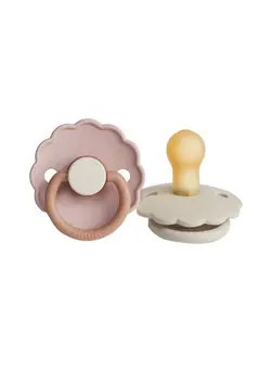 Latex Baby Pacifier 0-6Ms 2-Pack Biscuit/Cream - S1 