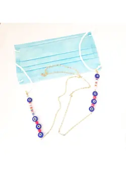 Handmade Mask Holder Multicolour 