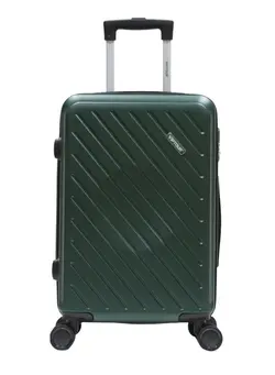 Single Hardside Spinner ABS Trolley Luggage With Number Lock 20 Inches 