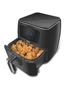 DSP Air Fryer 6 Liter 1700W Black Model KB2066 one Year Full Warranty. 