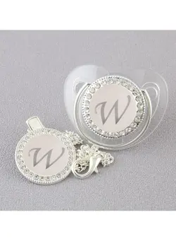 Baby Letter Shiny Diamond Pacifier 