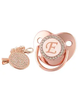 Baby Letter Shiny Diamond Pacifier 