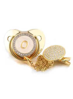 Baby Letter Shiny Diamond Pacifier 