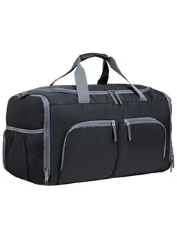 Sports Gym Duffel Bag Black/Grey 