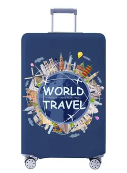 Luggage Covers For Suitcase Tsa Approved Suitcase Cover Protector Fit 18 32 Inch Luggage 