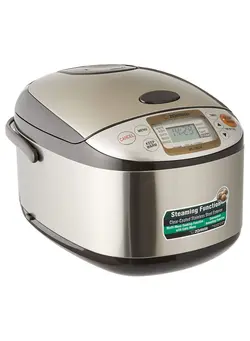 Electronic Rice cooker/ warmer 1.8 ltr, Stainless brown 