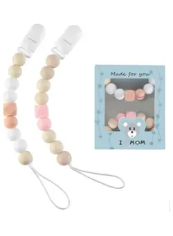 Teething Pacifier Clip Set 