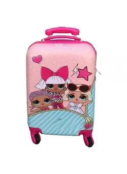 Trolley Bag for Kids Non-Breakable Rotating Luggage Bag with Wheels 