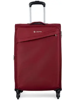 4 WHEELS CARLTON RED SOFTSIDE LARGE TROLLEY BAG - CA 155J480220 