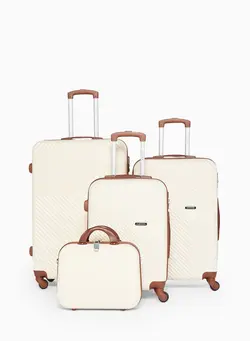4 Piece Trolley Travel Luggage Set With TSA Lock 