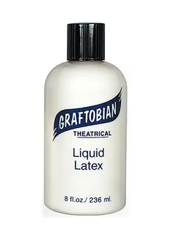  Liquid Latex by Fright Fest - 12ml sfx makeup great with fake  blood stage blood scar wax, spirit gum and face paint to create amazing  halloween makeup create zombie skin