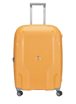 Delsey Clavel 70cm Hardcase 4 Double Wheel Expandable Check-In Luggage Trolley Yellow - 00384582005 