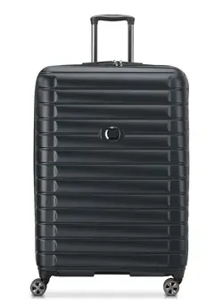 Delsey Shadow 5.0 70cm Hardcase 4 Double Wheel Expandable Check-In Luggage Trolley Black - 00287881900 