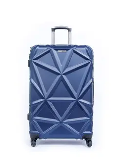 Matrix ABS Hardside Spinner Check In Large Luggage Trolley 27 Inch Navy 