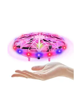 گجت، فیجت و سرگرمی اسپینر Hand Operated Mini Drone for Kids or Adults,USB Rechargeable Small UFO Flying Ball Drones with LED Lights, Indoor Outdoor Drones Toy Gifts for Boys and Girls 