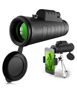 12X50 High Definition HD Long Range High-Quality Telescope with Phone Clip Tripod 