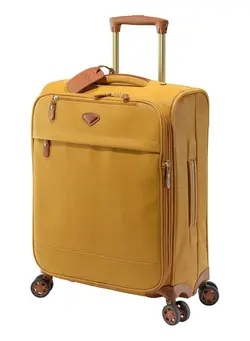 Uppsala Soft Expandable Cabin Trolley 55cm Curry 