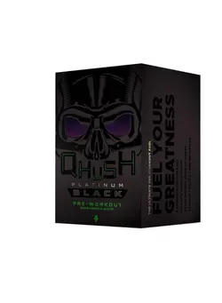 مکمل‌های ورزشی قبل از تمرین Qhush Platinum Black Sour Candy Pre Workout For Massive Muscle Pumps With Rapid Energy And Intense Focus