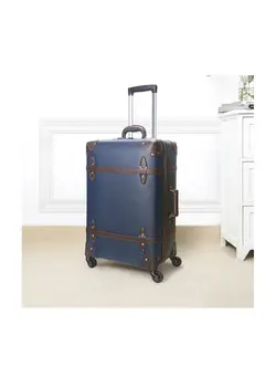 چمدان و ساک مسافرتی چمدان تک Vintage Luggage Carry on Suitcase with Handbag, Contrasting Color Design (10kg/20in & 20kg/24in). 