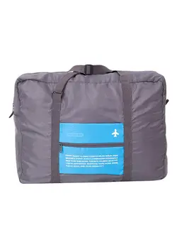 چمدان و ساک مسافرتی ساک مسافرتی Foldable Travel Duffle Bag Grey/Blue 