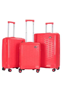 چمدان و ساک مسافرتی ست چمدان Trolley Luggage PP Hard Side 3 PCS Set Luggage Bag with TSA Lock Travel Suitcase 