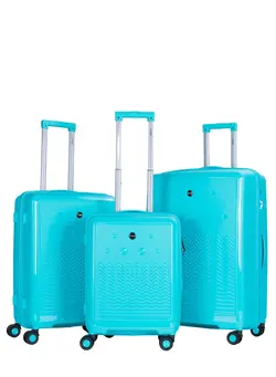 چمدان و ساک مسافرتی ست چمدان Trolley Luggage PP Hard Side 3 PCS Set Luggage Bag with TSA Lock Travel Suitcase 