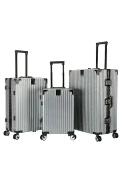 چمدان و ساک مسافرتی ست چمدان PC Hard Side Zipperless Luggage Set of 3 PCS TSA Lockable Travel Suitcase 